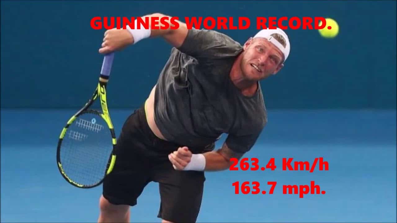 Record velocità servizio tennis uomini: 10 battute top di sempre