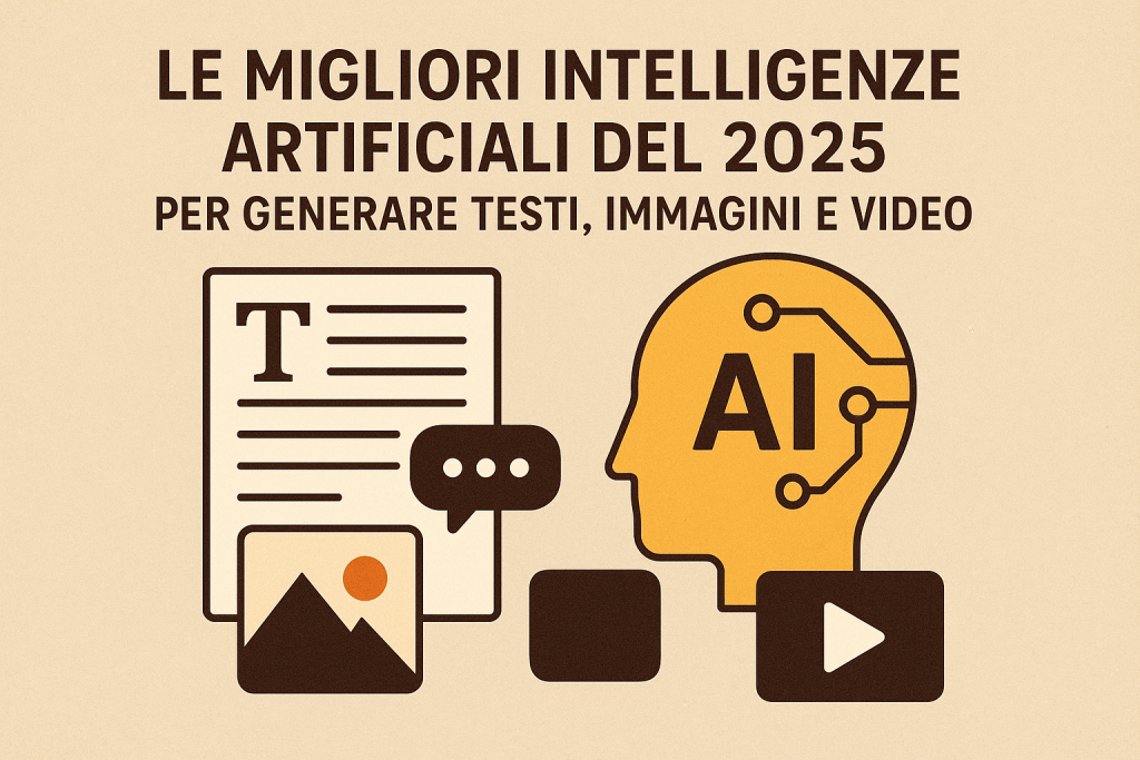 Migliori AI per generare testo, immagini e video (2026)